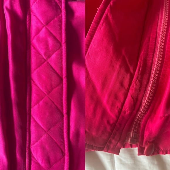 Vintage “Second Wind” Silk Fuchsia Tracksuit NWT Deadstock S - Picture 11 of 16